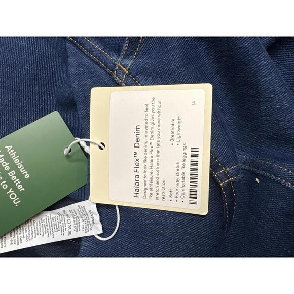 Halara High Waist Dark Blue Denim Jeans with Stretch Waistband Size S 456 - Picture 5 of 5